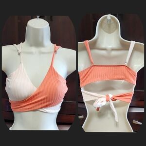 (6) Women's size medium bikini tops and (1) medium bikini bottom